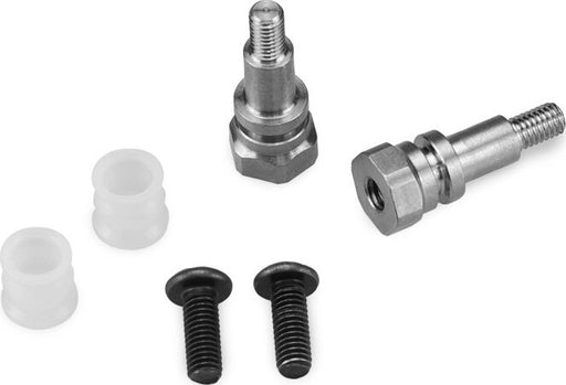 Fin Titanium Rear Shock Stand-offs w/ Bushing - 10mm