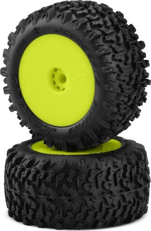 Scorpios, Green Compound, Pre-Mounted, Yellow Tires, Los