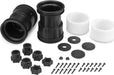 Tribute-2.6x3.6" Monster Truck wheel w/ adaptors-Black