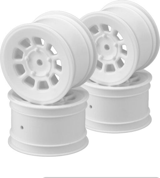 9 Shot 2.2" Rear Wheel, White, Fits B7, B6.4, B74.2, YZ2, YZ4