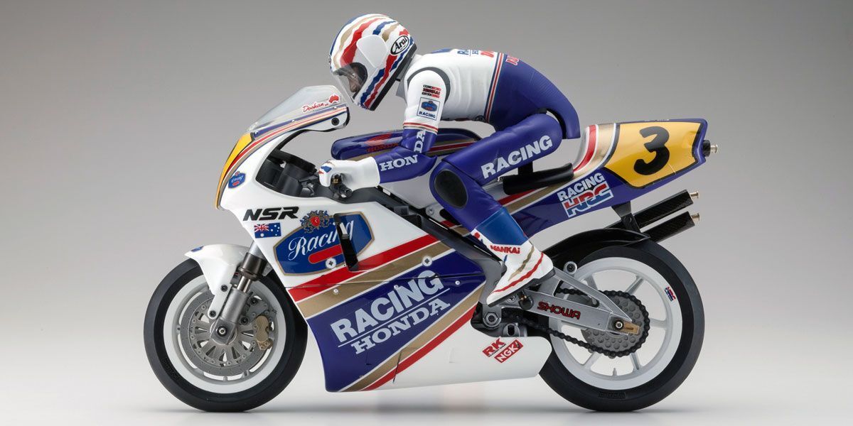 1/8 EP Motorcycle Hanging on Racer Honda NSR500 1991 Kit