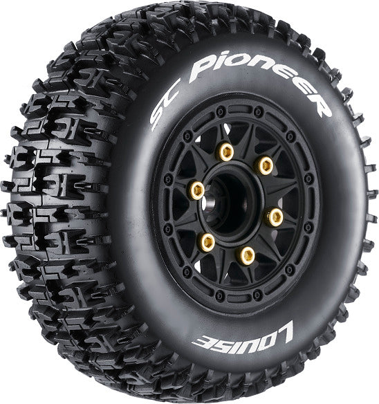 SC-Pioneer 1/10 Short Course Tires, Soft, 12, 14 & 17mm