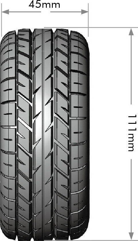 SC-Rocket 1/10 Short Course Tires, Soft, 12, 14 & 17mm