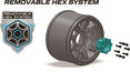 MT-Uphill Speed 1/8 Monster Truck Tires, 0" & 1/2" Offset,