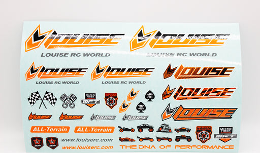 Louise RC Sticker Sheet-Orange
