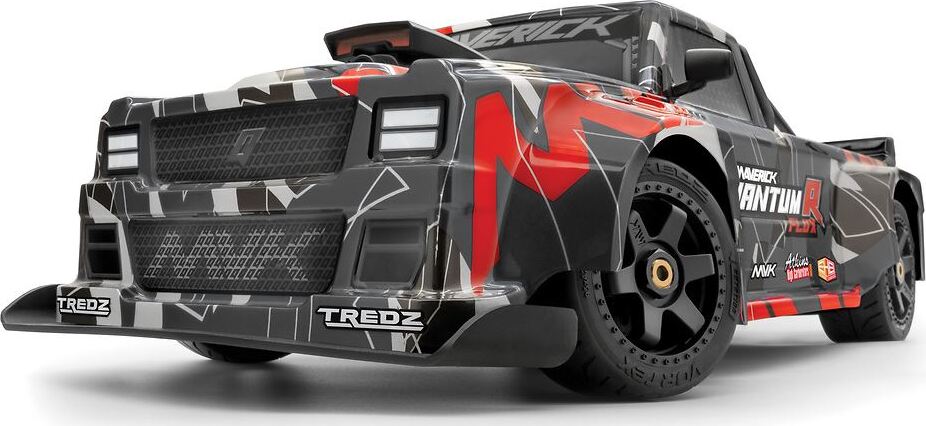 QuantumR Flux 4S 1/8 4WD RTR Race Truck - Grey / Red