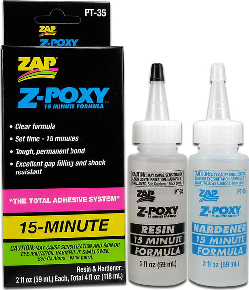 Z-Poxy 15 Minute Epoxy 4 oz. Set