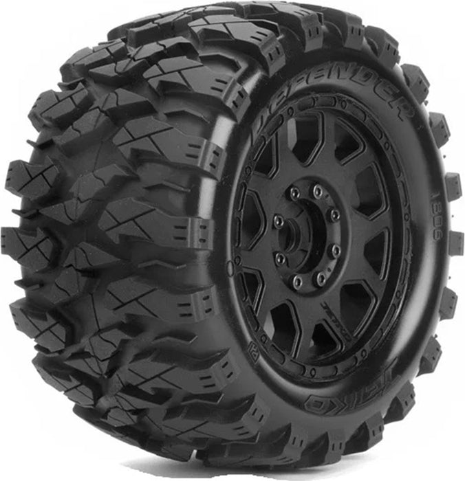 1/8 MT 3.8" Defender Belted Mounted Tires w/ Removable Hex