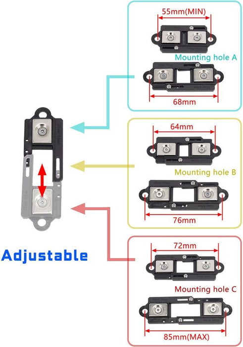 Adjustable Magnetic Body Post Mount for TRX-4 Rock Crawler
