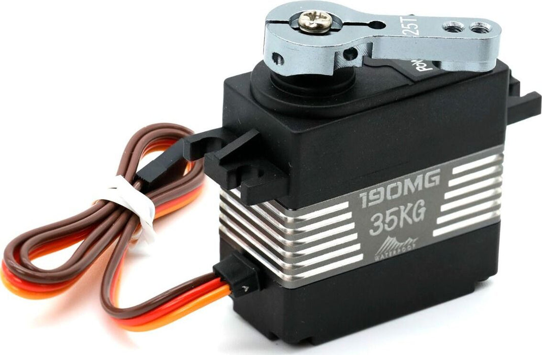 190MG 1/10 35kg High Torque Metal Gear Waterproof HV Servo