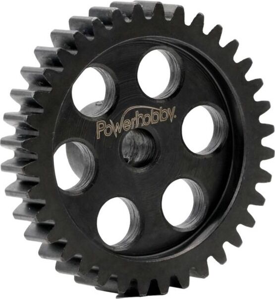 Hardened Steel 38T Mod1 5mm Pinion Gear with 2 Grub Screws
