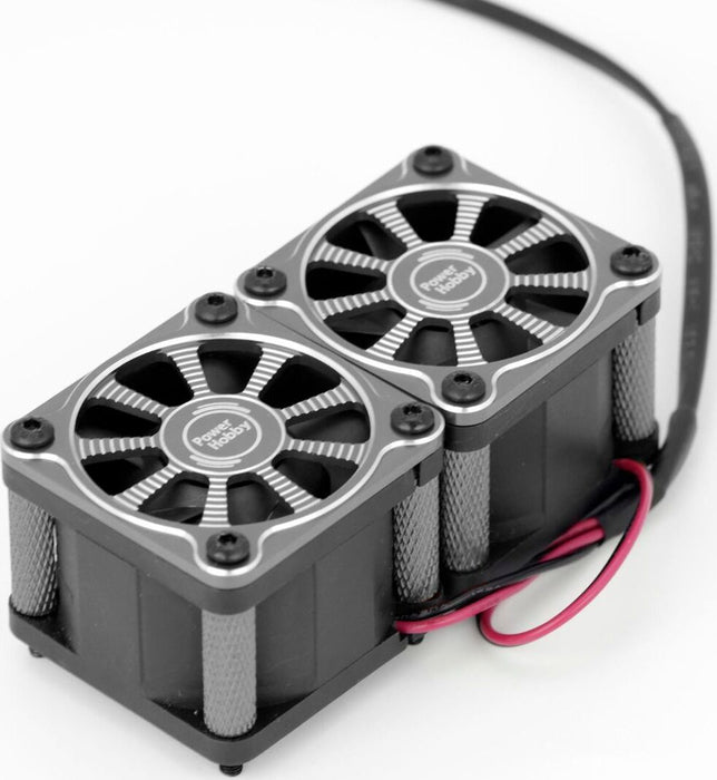 Twister Twin / Dual 40mm 1/8 1/5 Motor Aluminum Cooling Fan