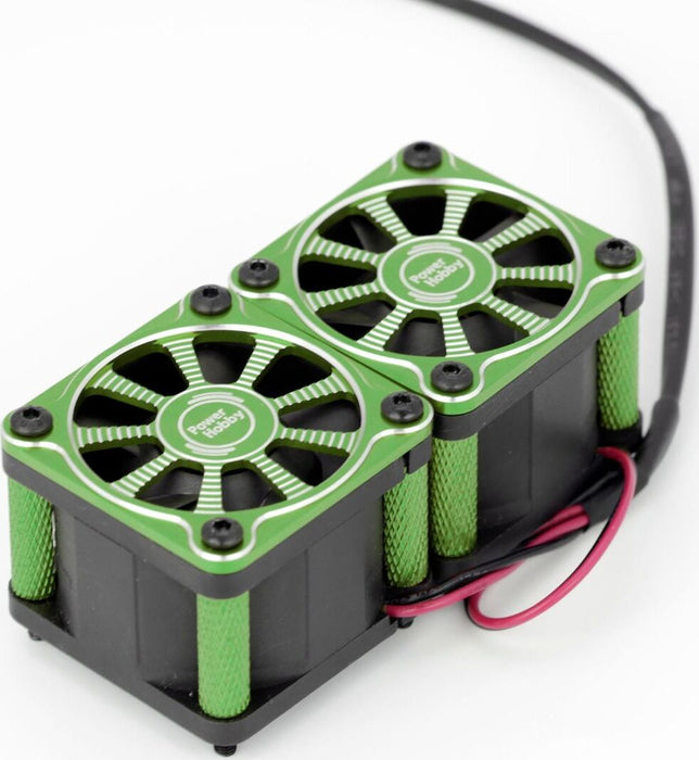 Twister Twin / Dual 40mm 1/8 1/5 Motor Aluminum Cooling Fan