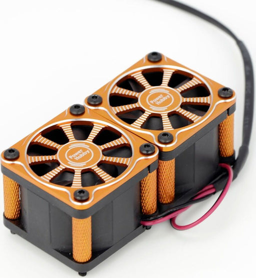 Twister Twin / Dual 40mm 1/8 1/5 Motor Aluminum Cooling Fan