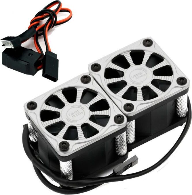 Twister Twin / Dual 40mm 1/8 1/5 Motor Aluminum Cooling Fan