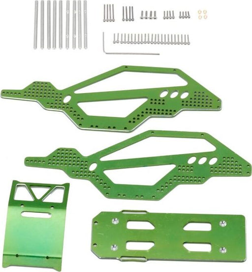 Aluminium Rock Racer Conversion Chassis Kit Green