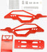 Aluminium Rock Racer Conversion Chassis Kit Red