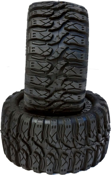Defender 2.8 Belted 1/10 Stadium Truck Tires 14mm Arrma