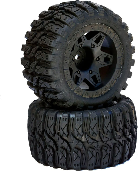 Defender 2.8 Belted 1/10 Stadium Truck Tires 14mm Arrma