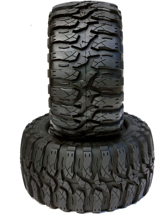 1/8 Defender 3.8" Belted All Terrain Tires 17mm Mounted