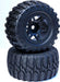 1/8 Defender 3.8" Belted All Terrain Tires 17mm Mounted