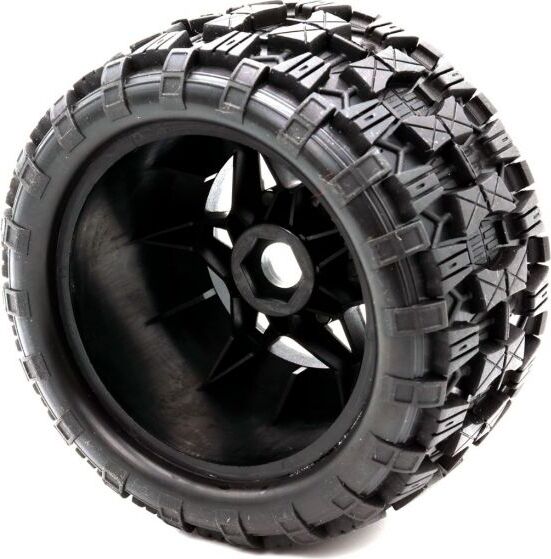 Raptor MX Belted All Terrain Tires Mounted 17mm Traxxas