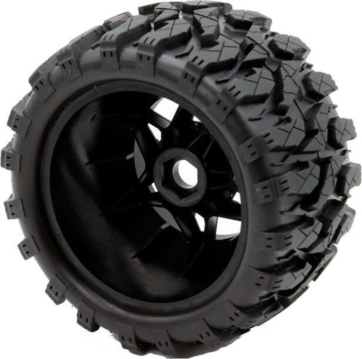 Defender MX Belted All Terrain Tires Mounted 17mm Traxxas