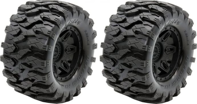 Defender MX Belted All Terrain Tires Mounted 17mm Traxxas