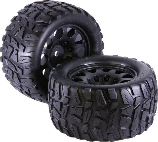 Raptor XL Belted Tires Viper Wheels Arrma Kraton Outcast 8S