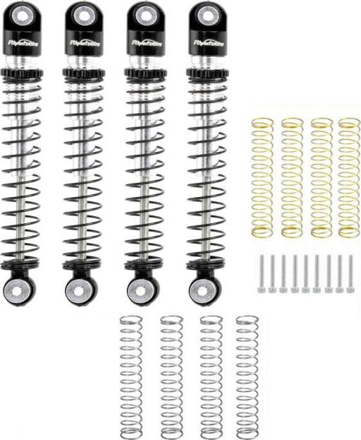 1/24 Aluminum 54mm Long Travel Shocks, Black, for Axial SCX24