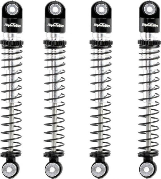 1/24 Aluminum 54mm Long Travel Shocks, Black, for Axial SCX24