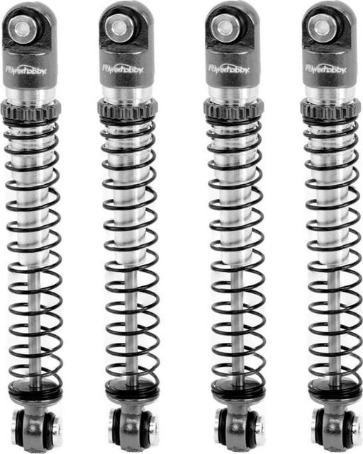 Aluminum 54mm Long Travel Shocks 1/24, Grey, for Axial