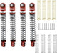 Aluminum 54mm Long Travel Shocks 1/24, Red, for Axial