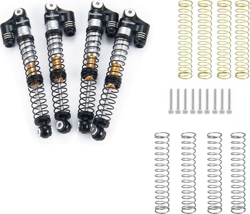 1/24 Aluminum 58mm Long Travel Shocks, Black, for Axial SCX24