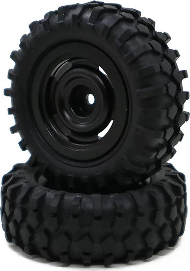 Classico4 Aluminum Wheels, Black with 60mm Tires fits