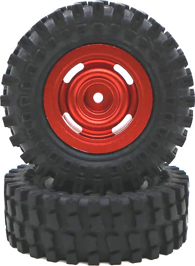 Classico4 Aluminum Wheels, Red with 60mm Tires fits Tetra18