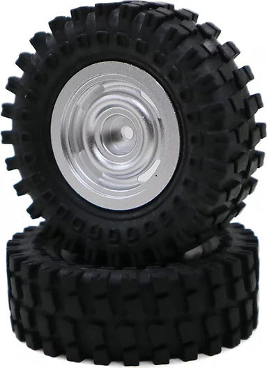Classico4 Aluminum Wheels, Silver with 60mm Tires fits
