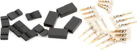 Futaba Style Servo Connectors (4 Pair)
