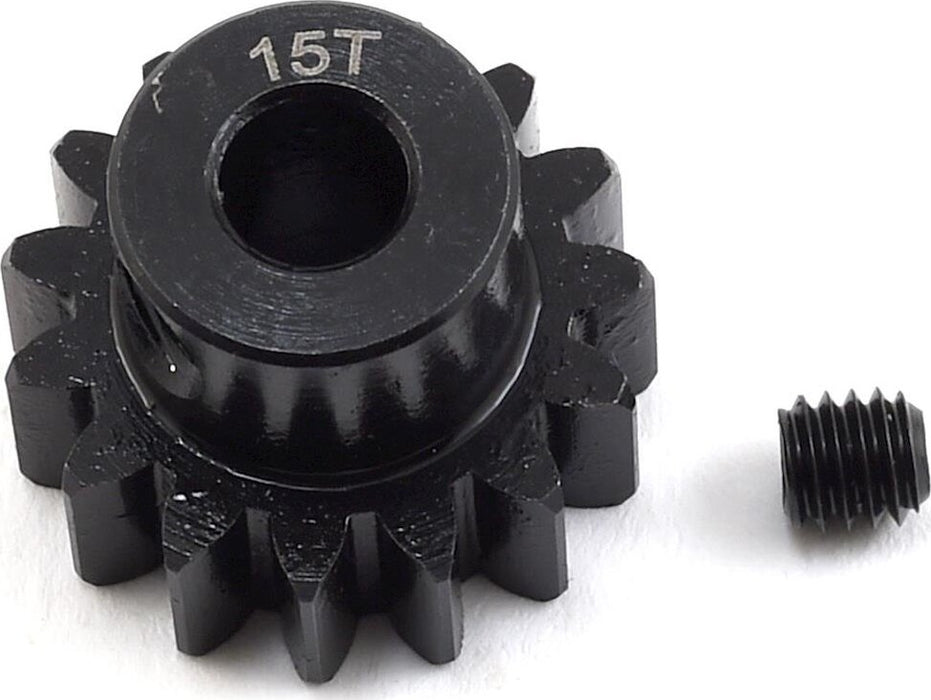 Steel Mod 1 Pinion Gear, 5mm Bore, 15 Tooth