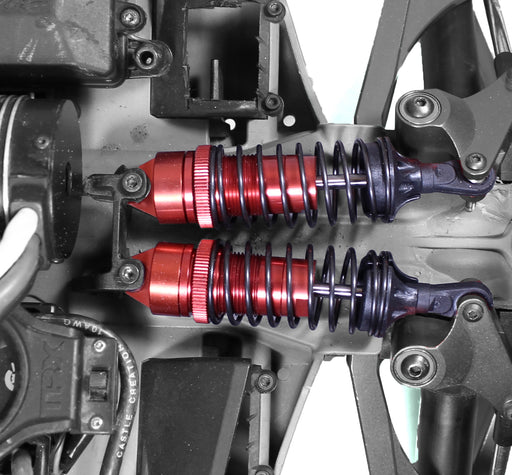 Revo Alum 100mm Adjustable Shocks (pr.) - Red