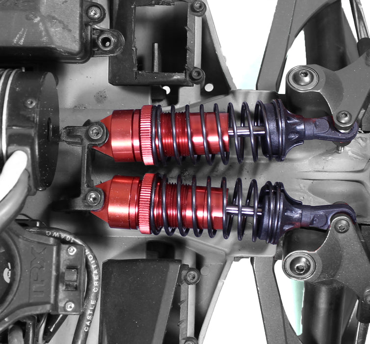 Revo Alum 100mm Adjustable Shocks (pr.) - Red