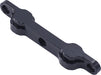 Aluminum "C" Rear Arm Mount with Inserts for DR10, Black