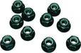 Flanged Nylon Lock Nut M5 (10pcs) Black