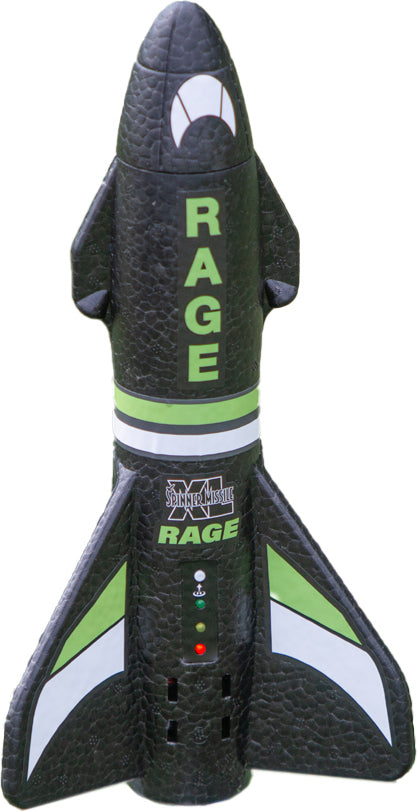 Spinner Missile XL Electric Free-Flight Rocket, Black