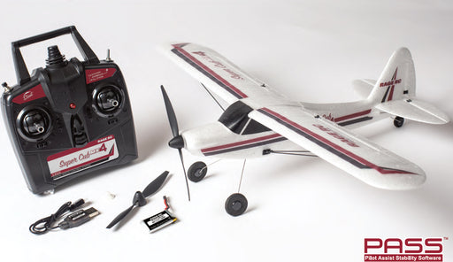 Super Cub MX4 Micro EP 4-Ch RTF Airplane with PASS