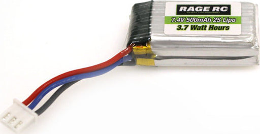 7.4V 500mAh LiPo Battery; Mini Trek