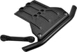 Front Bumper and Skid Plate, Black, for the Traxxas Sledge