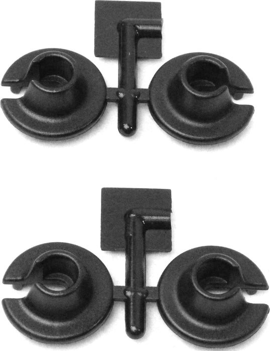 LOWER SPRING CUPS FOR LOSI & SLASH,RALLY,NITRO SLASH(BLACK)