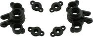 BLACK AXLE CARRIERS TRAXXAS 1/16 REVO/SLASH