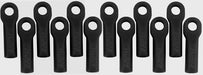 LONG ROD ENDS - BLACK FOR TRAXXAS SLASH/RALLY